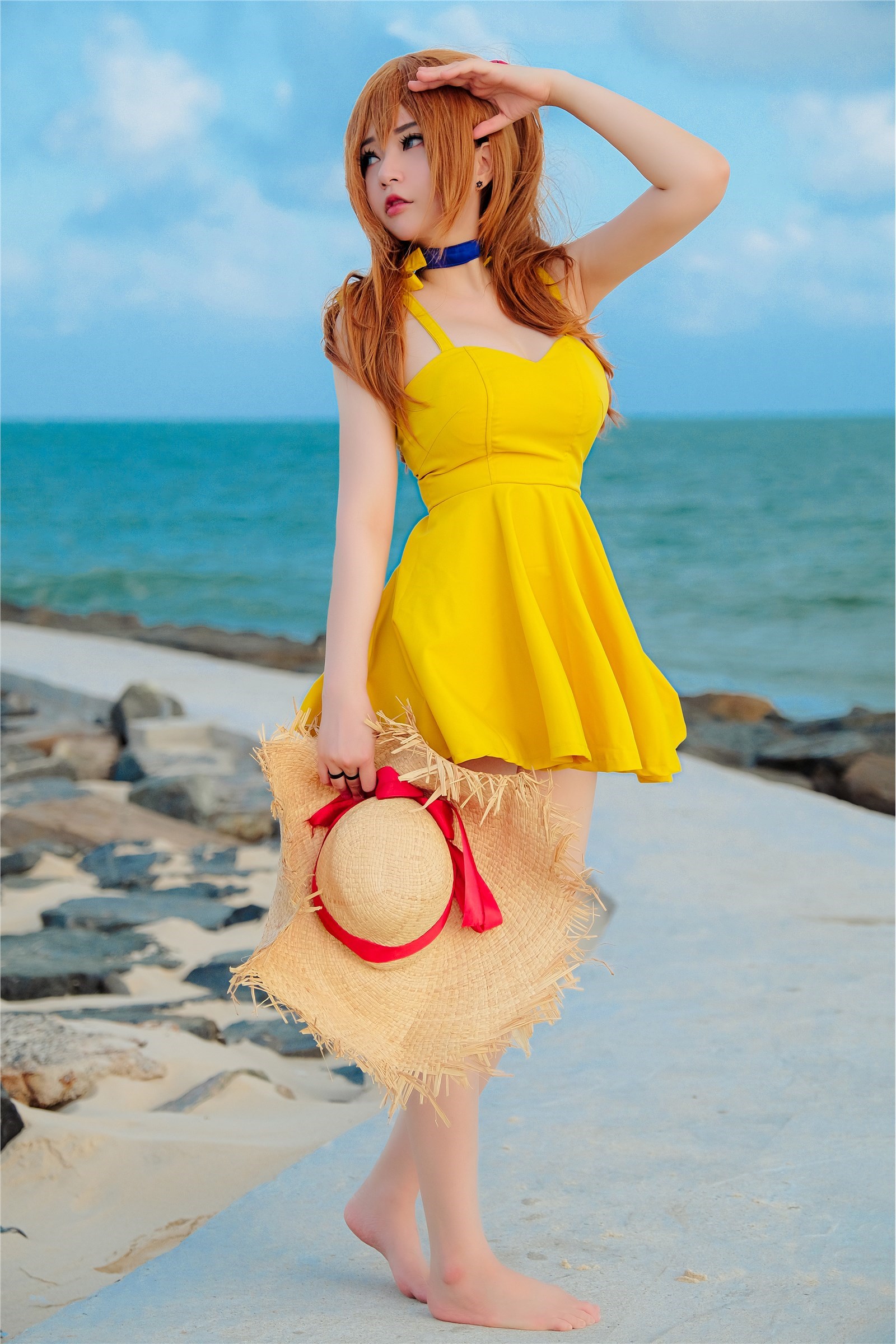 Potato Godzilla NO.060 Asuka Yellow Dress(2)